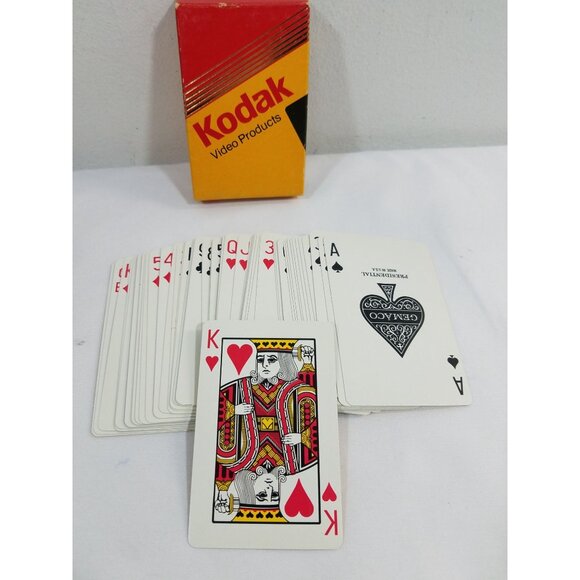 Playing Cards Lot of 5 Streamline Giant Face Tiger Red Hat Society Kodak Vintage - Picture 13 of 15
